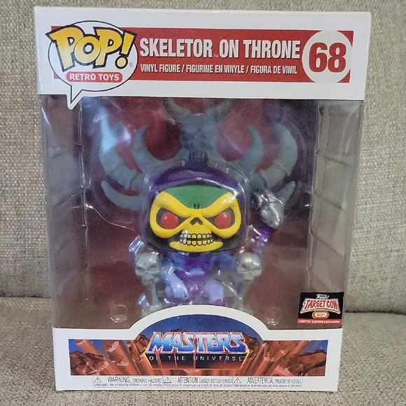 Funko Pop! Skeletor En Trono - Masters Of The Universe #68 - Edición Limitada Target 2021